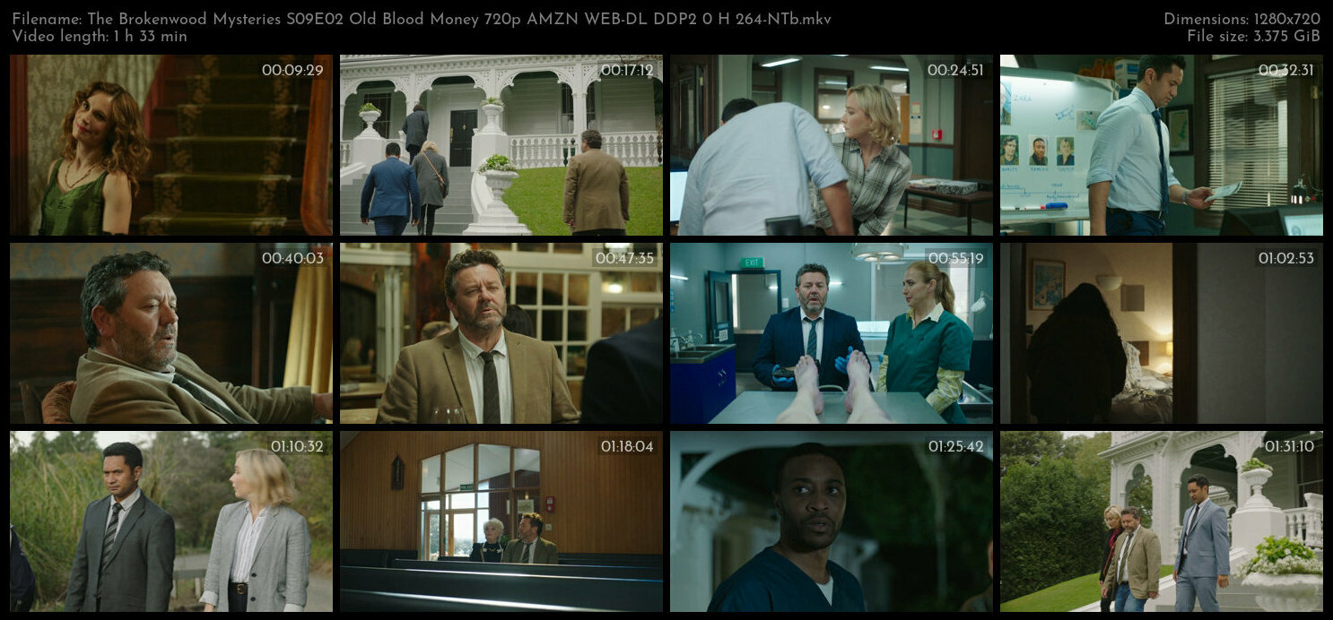 The Brokenwood Mysteries S09E02 Old Blood Money 720p AMZN WEB DL DDP2 0 H 264 NTb TGx