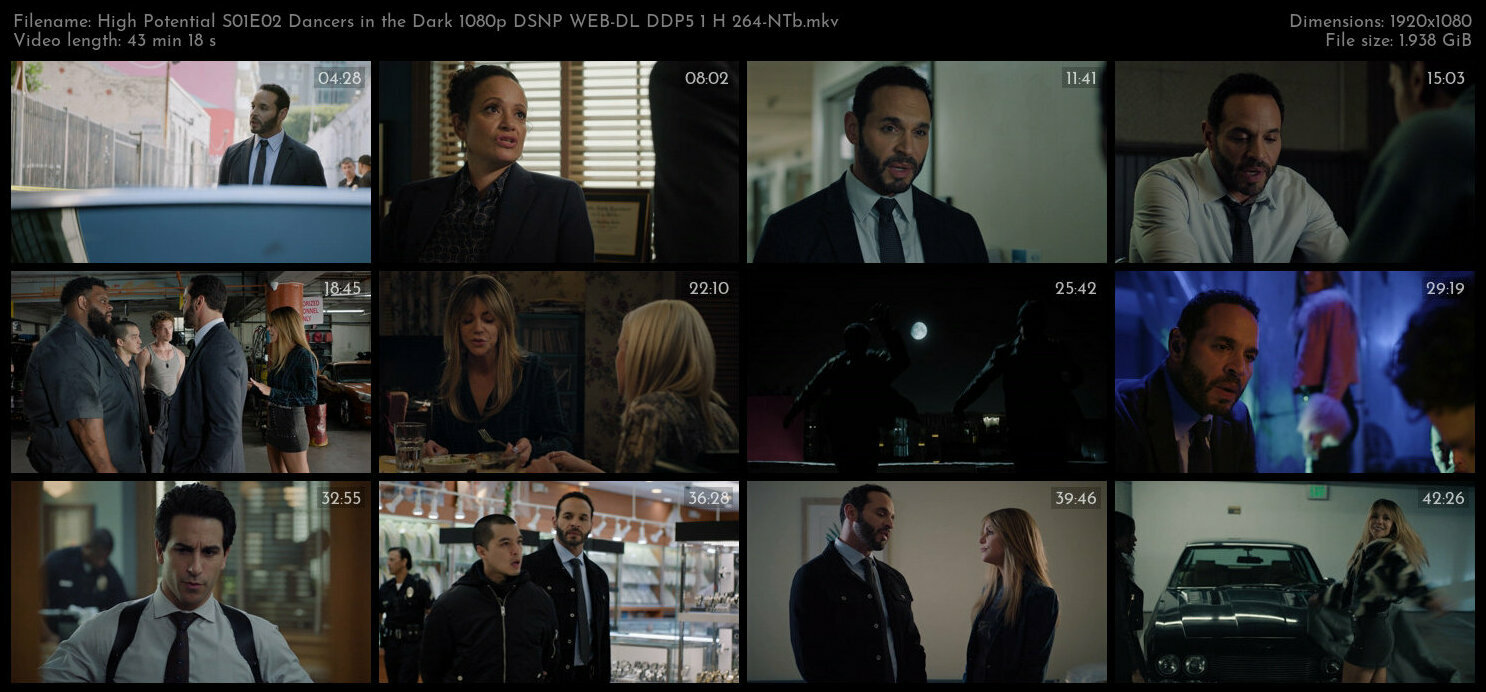 High Potential S01E02 Dancers in the Dark 1080p DSNP WEB DL DDP5 1 H 264 NTb TGx