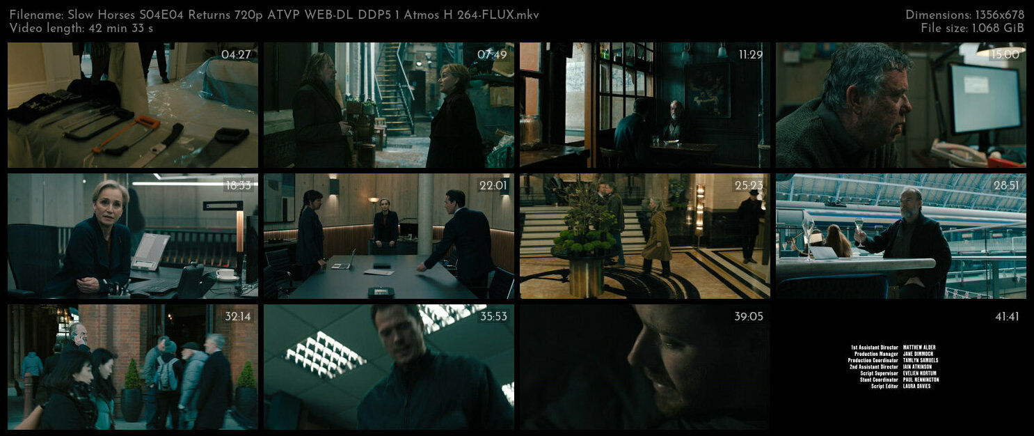 Slow Horses S04E04 Returns 720p ATVP WEB DL DDP5 1 Atmos H 264 FLUX TGx