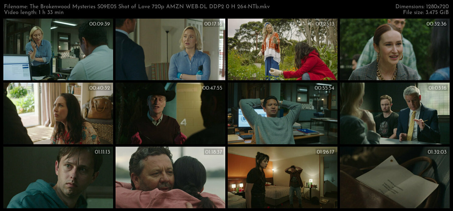 The Brokenwood Mysteries S09E05 Shot of Love 720p AMZN WEB DL DDP2 0 H 264 NTb TGx