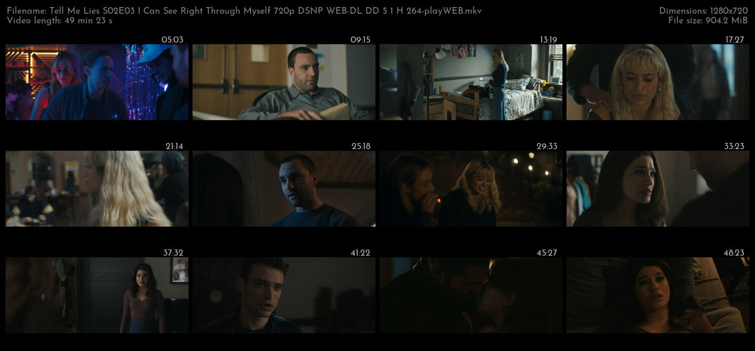 Tell Me Lies S02E03 I Can See Right Through Myself 720p DSNP WEB DL DD 5 1 H 264 playWEB TGx