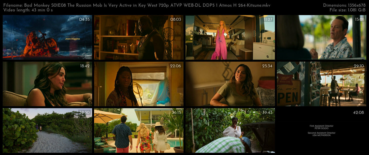 Bad Monkey S01E08 The Russian Mob Is Very Active in Key West 720p ATVP WEB DL DDP5 1 Atmos H 264 Kit