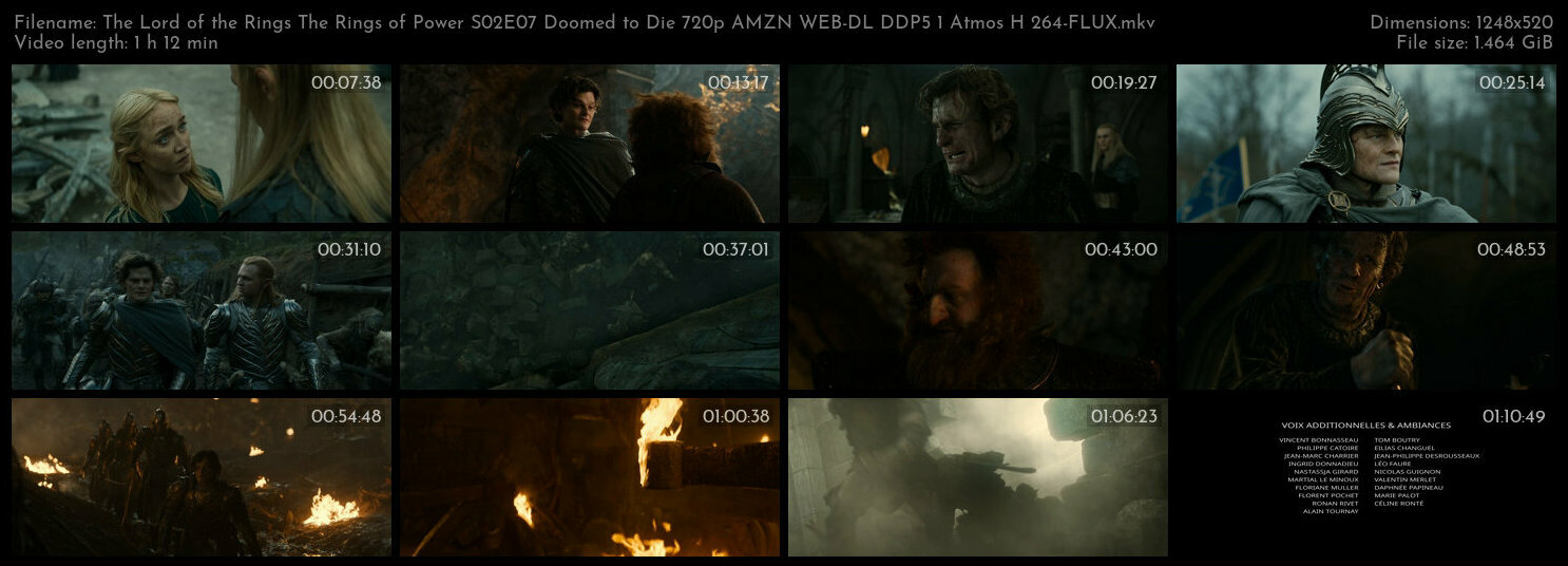 The Lord of the Rings The Rings of Power S02E07 Doomed to Die 720p AMZN WEB DL DDP5 1 Atmos H 264 FL