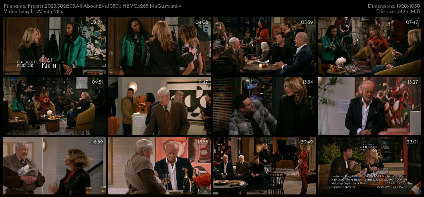 Frasier 2023 S02E03 All About Eve 1080p HEVC x265 MeGusta TGx