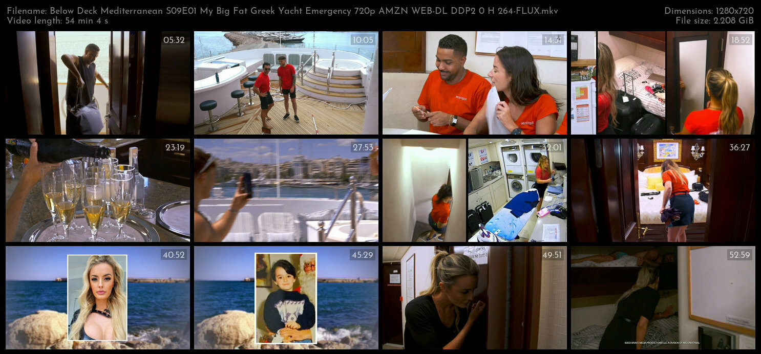 Below Deck Mediterranean S09E01 My Big Fat Greek Yacht Emergency 720p AMZN WEB DL DDP2 0 H 264 FLUX