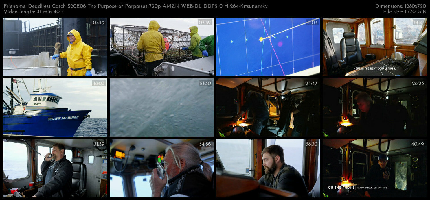 Deadliest Catch S20E06 The Purpose of Porpoises 720p AMZN WEB DL DDP2 0 H 264 Kitsune TGx