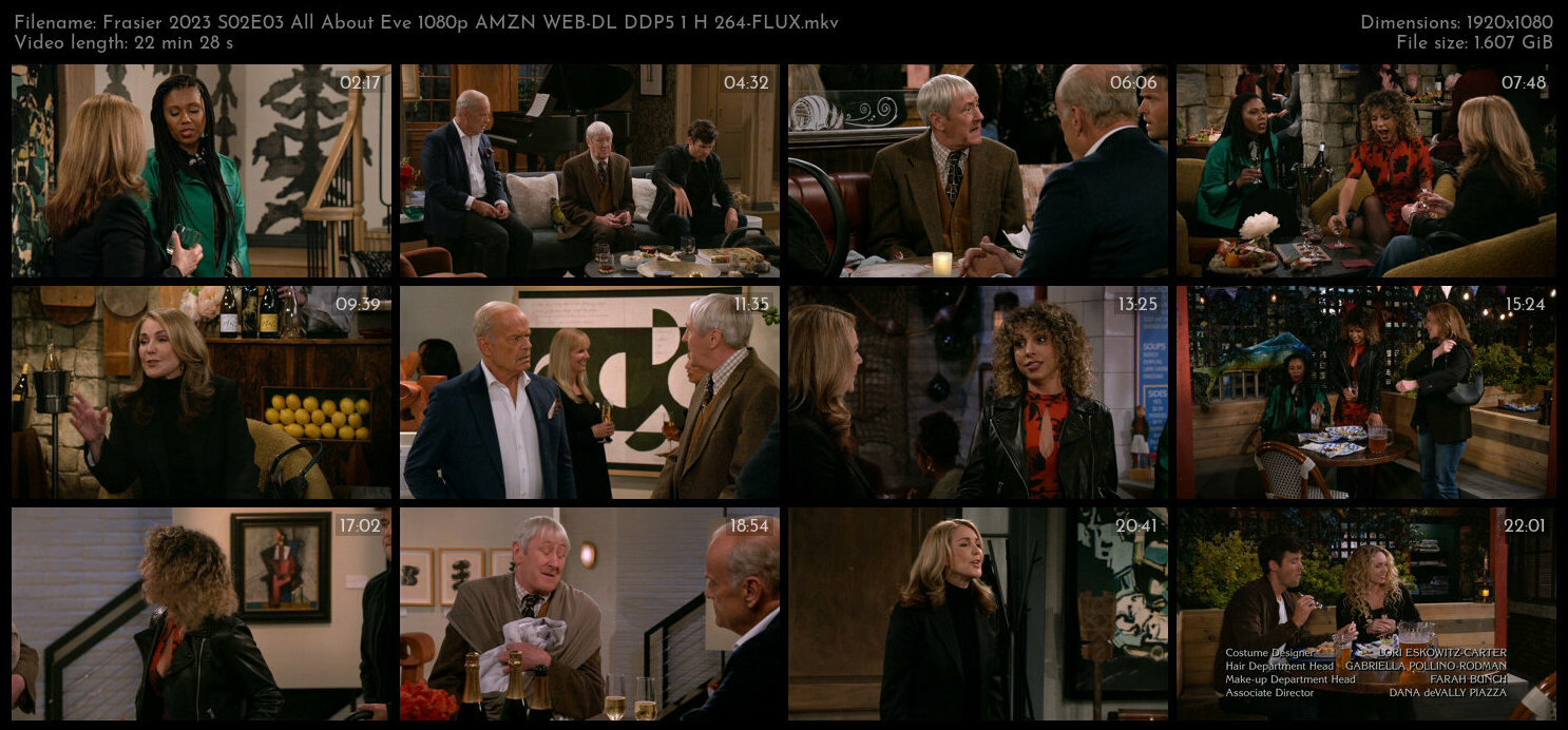 Frasier 2023 S02E03 All About Eve 1080p AMZN WEB DL DDP5 1 H 264 FLUX TGx