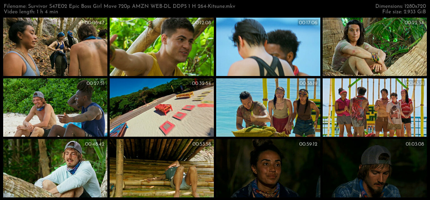 Survivor S47E02 Epic Boss Girl Move 720p AMZN WEB DL DDP5 1 H 264 Kitsune TGx