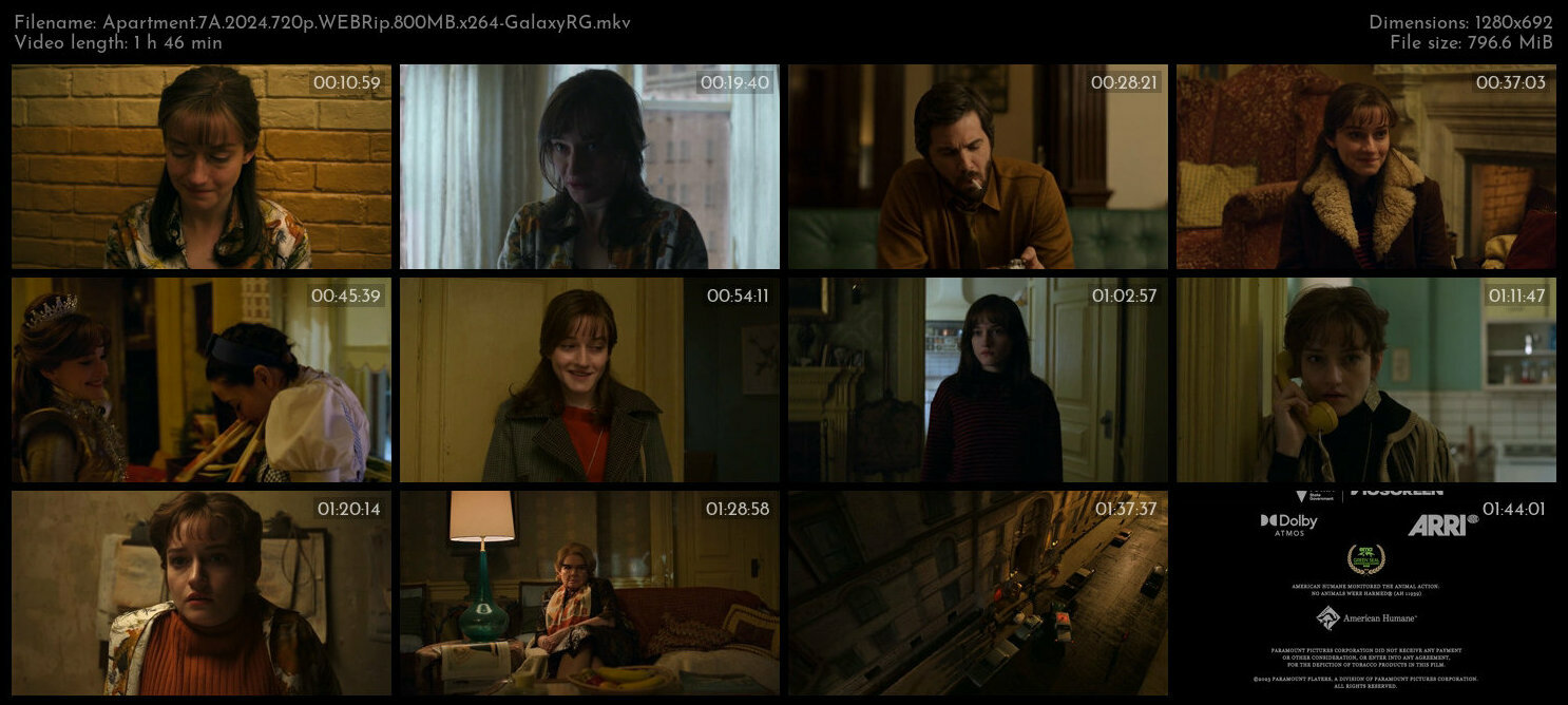 Apartment 7A 2024 720p WEBRip 800MB x264 GalaxyRG