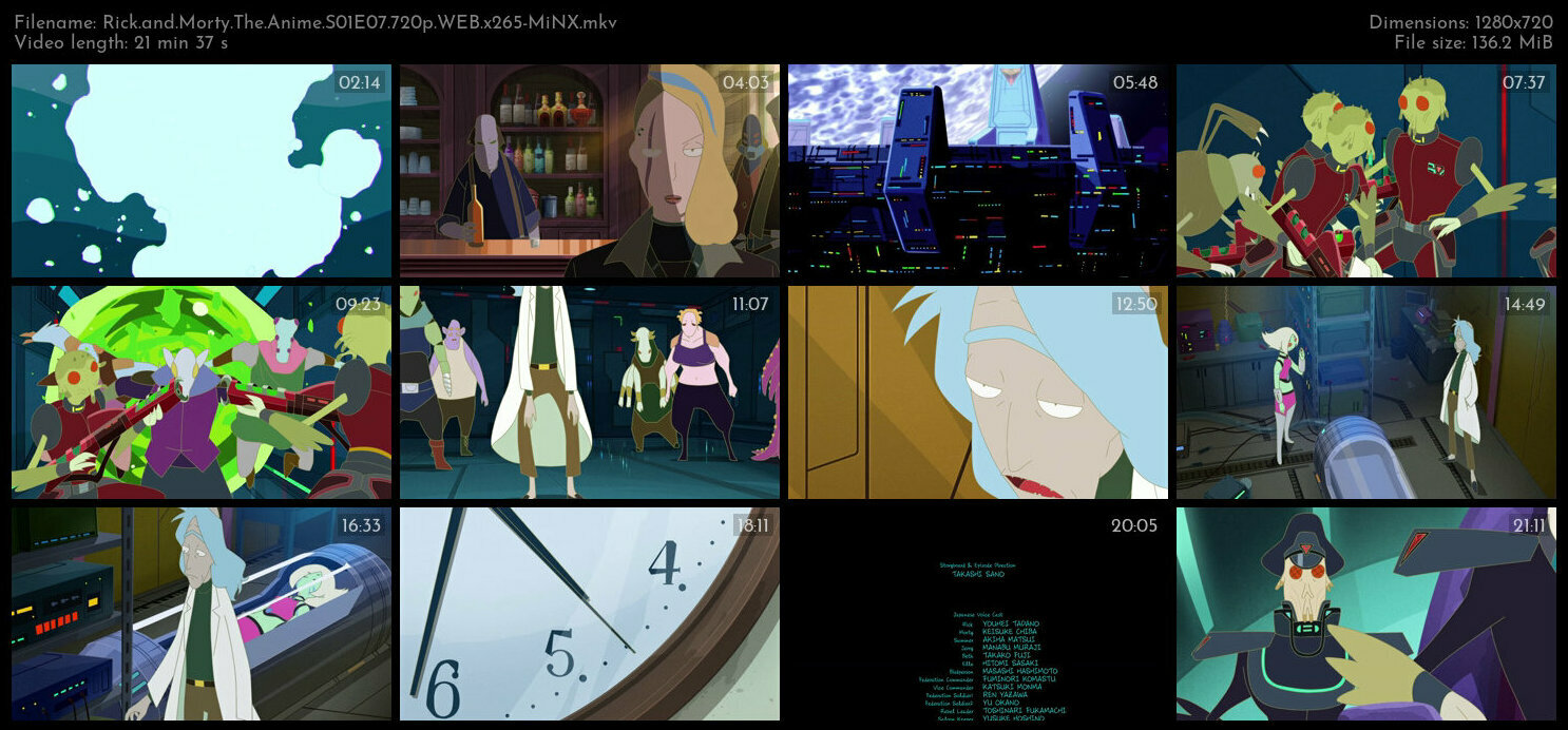 Rick and Morty The Anime S01E07 720p WEB x265 MiNX TGx