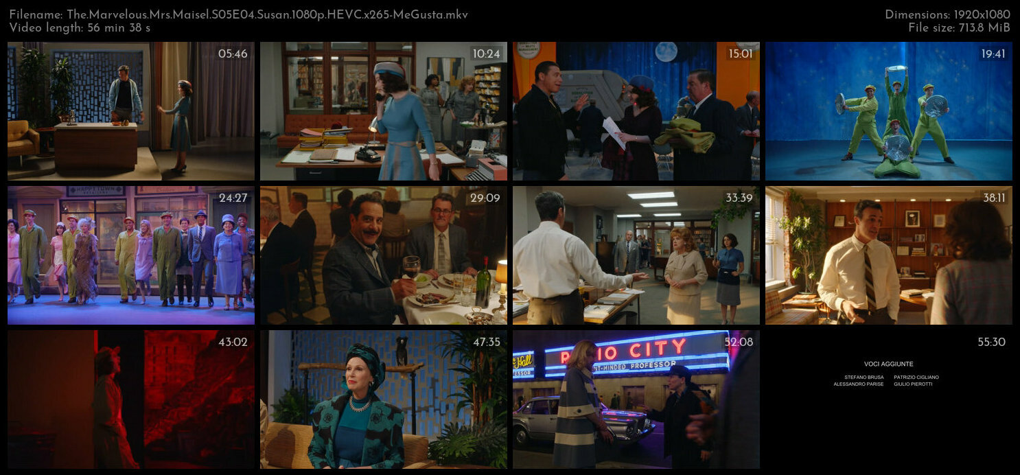 The Marvelous Mrs Maisel S05E04 Susan 1080p HEVC x265 MeGusta TGx