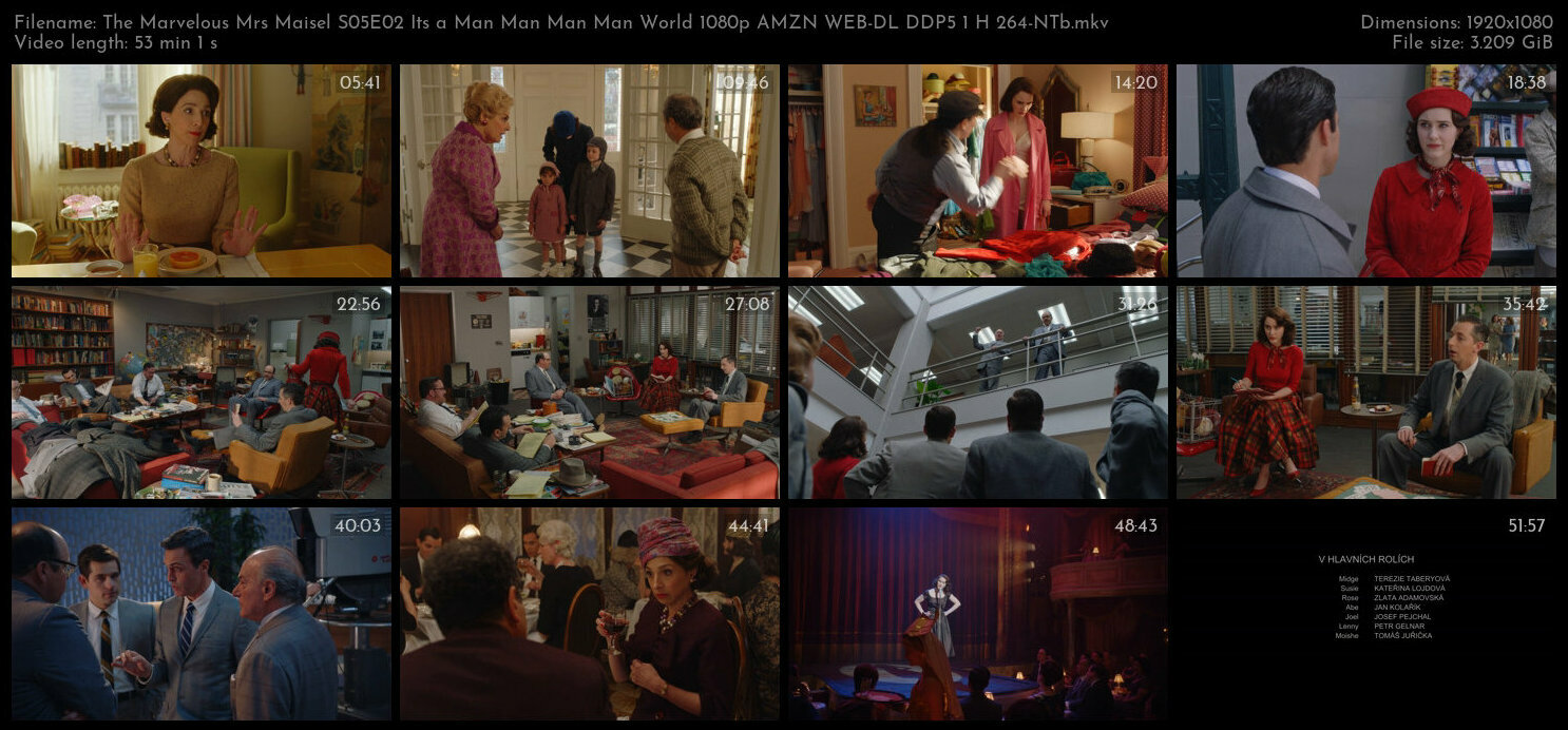 The Marvelous Mrs Maisel S05E02 Its a Man Man Man Man World 1080p AMZN WEB DL DDP5 1 H 264 NTb TGx