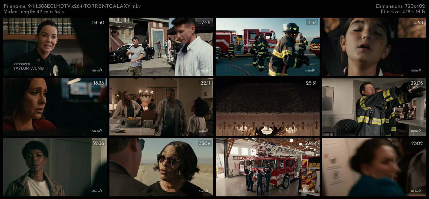 9 1 1 S08E01 HDTV x264 TORRENTGALAXY