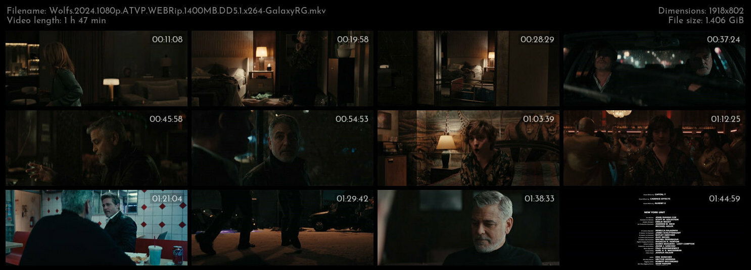 Wolfs 2024 1080p ATVP WEBRip 1400MB DD5 1 x264 GalaxyRG