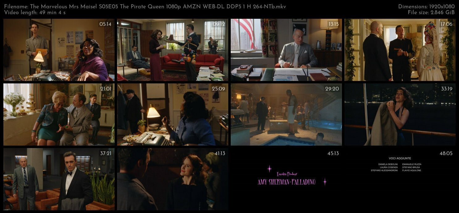 The Marvelous Mrs Maisel S05E05 The Pirate Queen 1080p AMZN WEB DL DDP5 1 H 264 NTb TGx