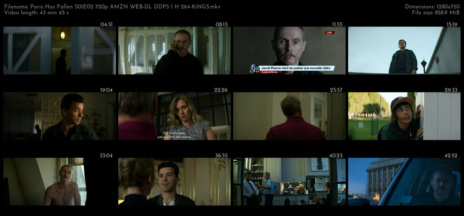 Paris Has Fallen S01E02 720p AMZN WEB DL DDP5 1 H 264 KiNGS TGx