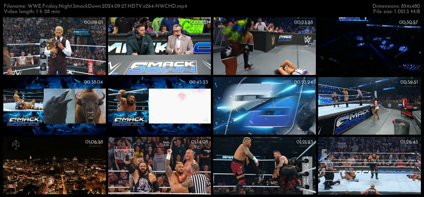 WWE Friday Night SmackDown 2024 09 27 HDTV x264 NWCHD TGx