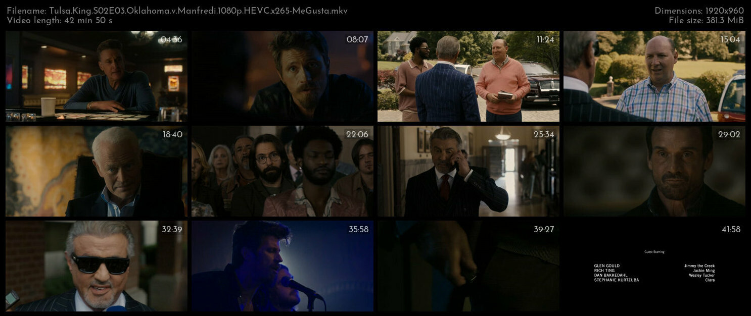 Tulsa King S02E03 Oklahoma v Manfredi 1080p HEVC x265 MeGusta TGx