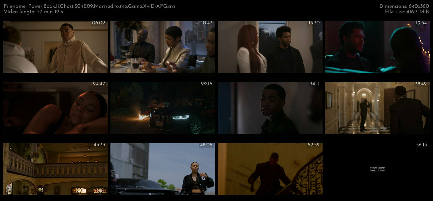 Power Book II Ghost S04E09 Married to the Game XviD AFG TGx