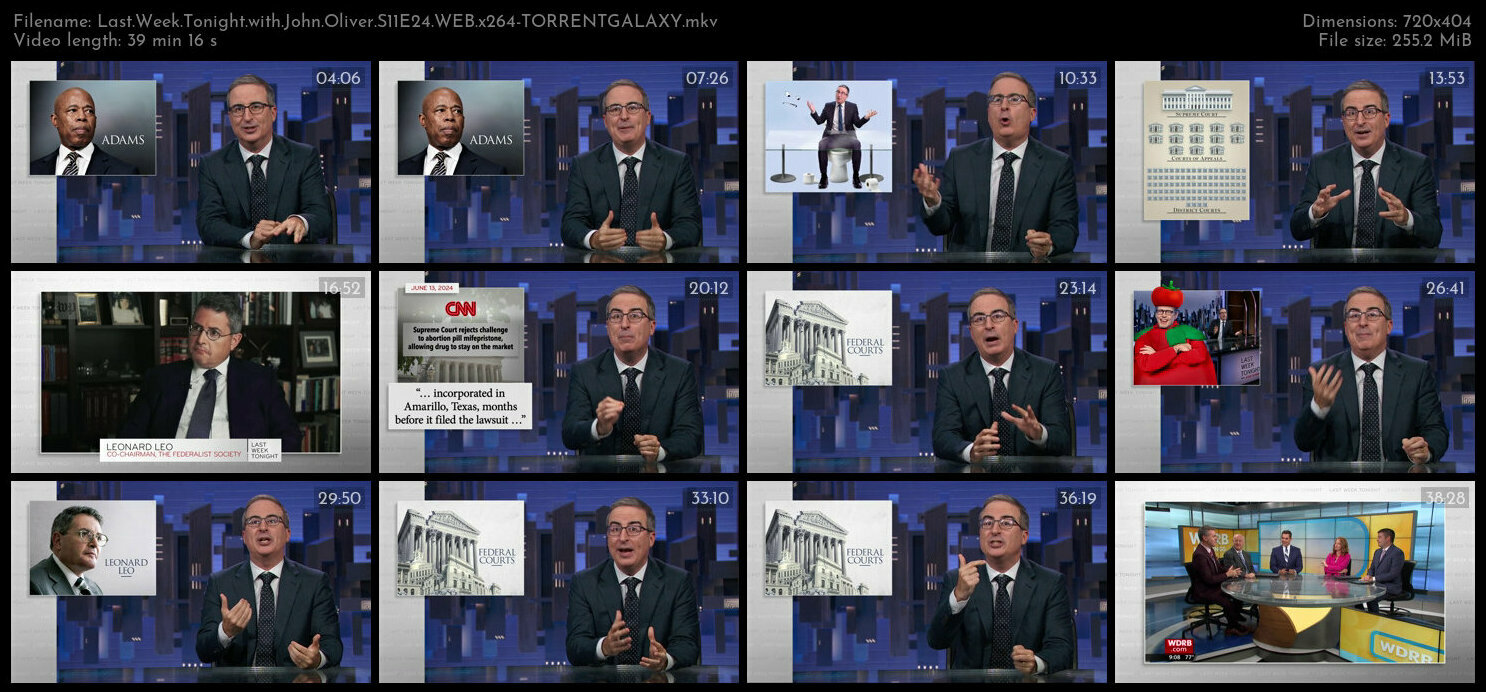 Last Week Tonight with John Oliver S11E24 WEB x264 TORRENTGALAXY