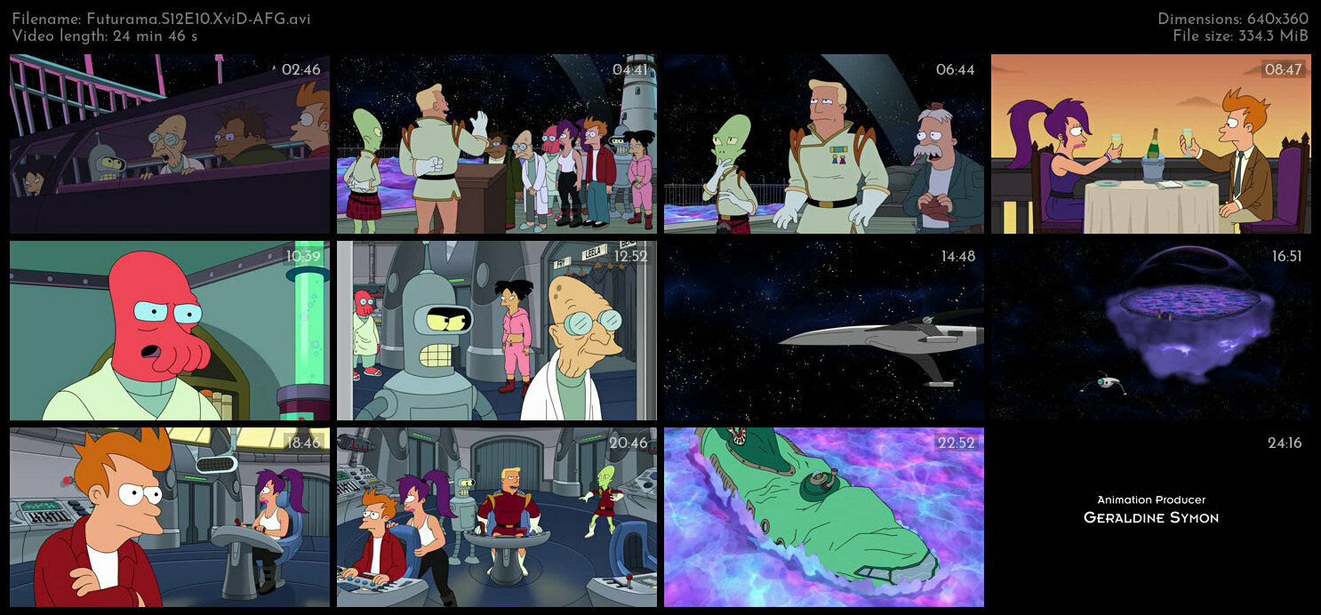 Futurama S12E10 XviD AFG TGx