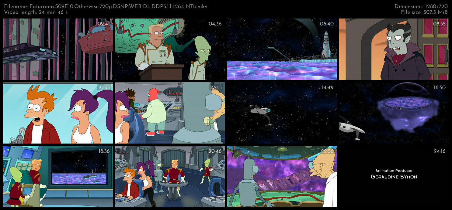 Futurama S09E10 Otherwise 720p DSNP WEB DL DDP5 1 H 264 NTb TGx