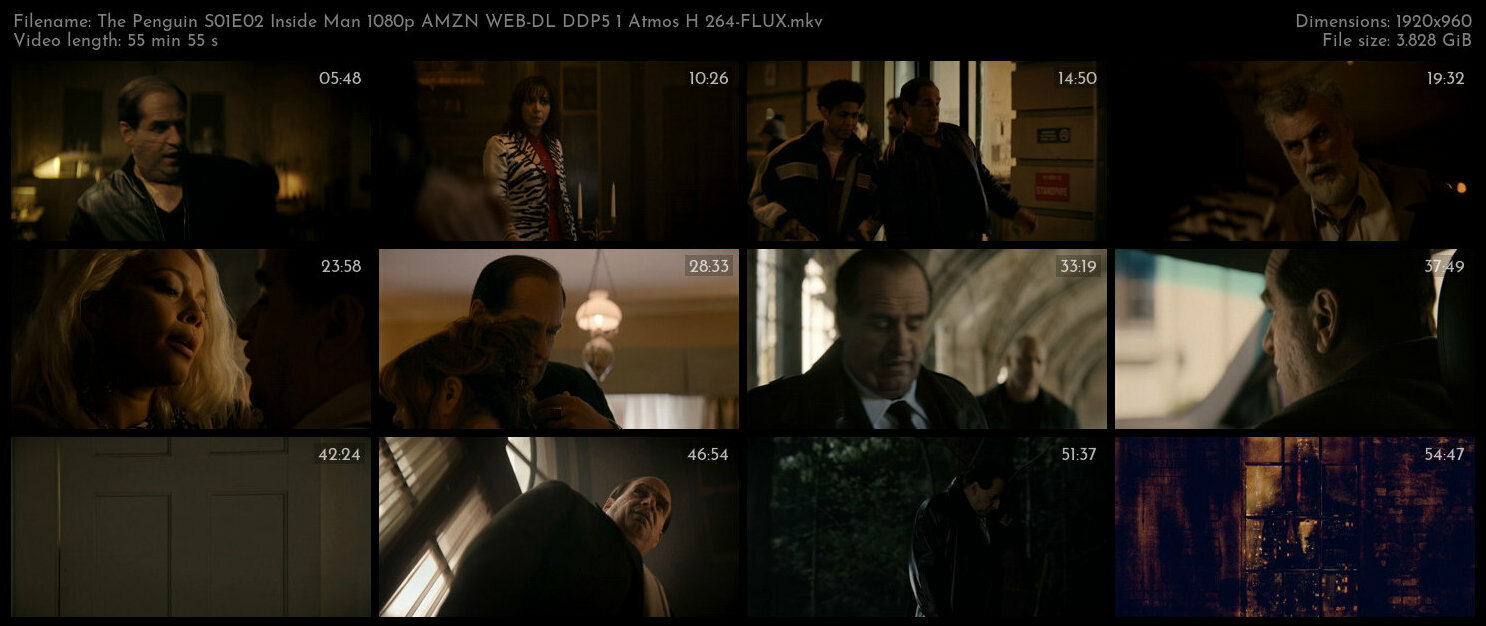 The Penguin S01E02 Inside Man 1080p AMZN WEB DL DDP5 1 Atmos H 264 FLUX TGx