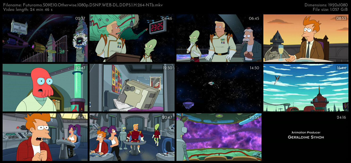 Futurama S09E10 Otherwise 1080p DSNP WEB DL DDP5 1 H 264 NTb TGx