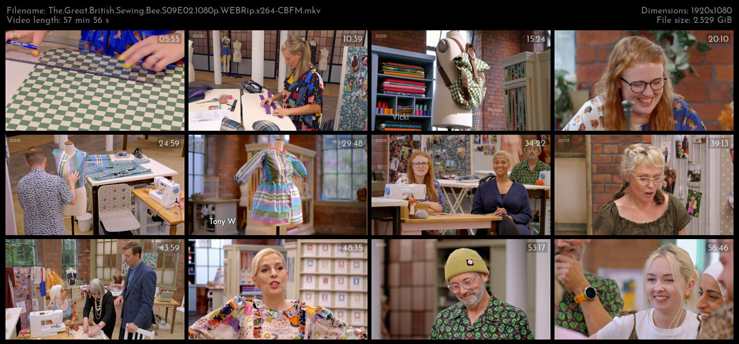 The Great British Sewing Bee S09E02 1080p WEBRip x264 CBFM TGx