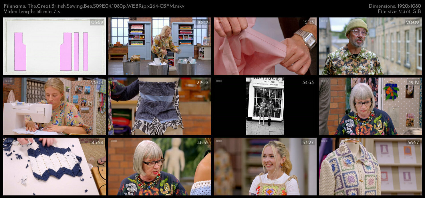 The Great British Sewing Bee S09E04 1080p WEBRip x264 CBFM TGx