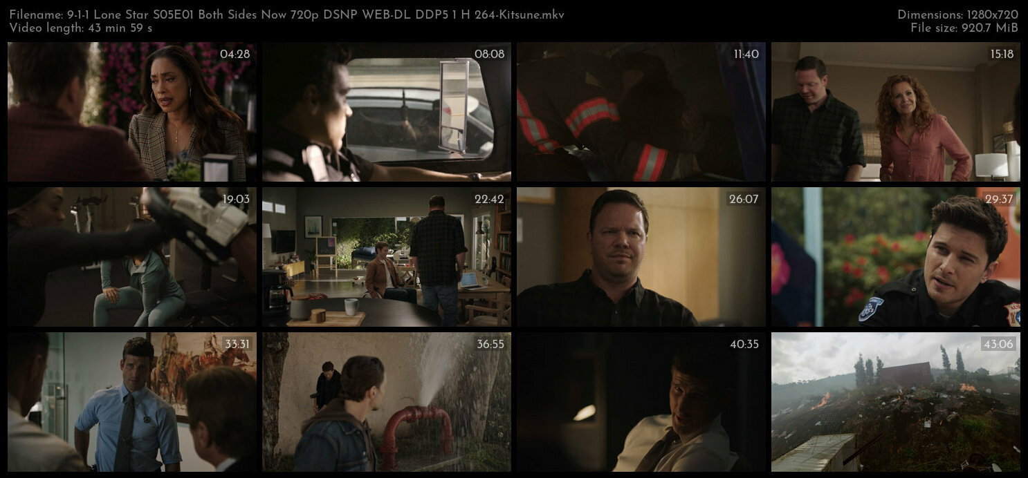 9 1 1 Lone Star S05E01 Both Sides Now 720p DSNP WEB DL DDP5 1 H 264 Kitsune TGx