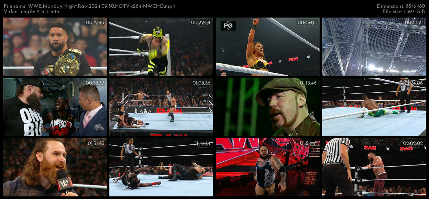 WWE Monday Night Raw 2024 09 30 HDTV x264 NWCHD TGx