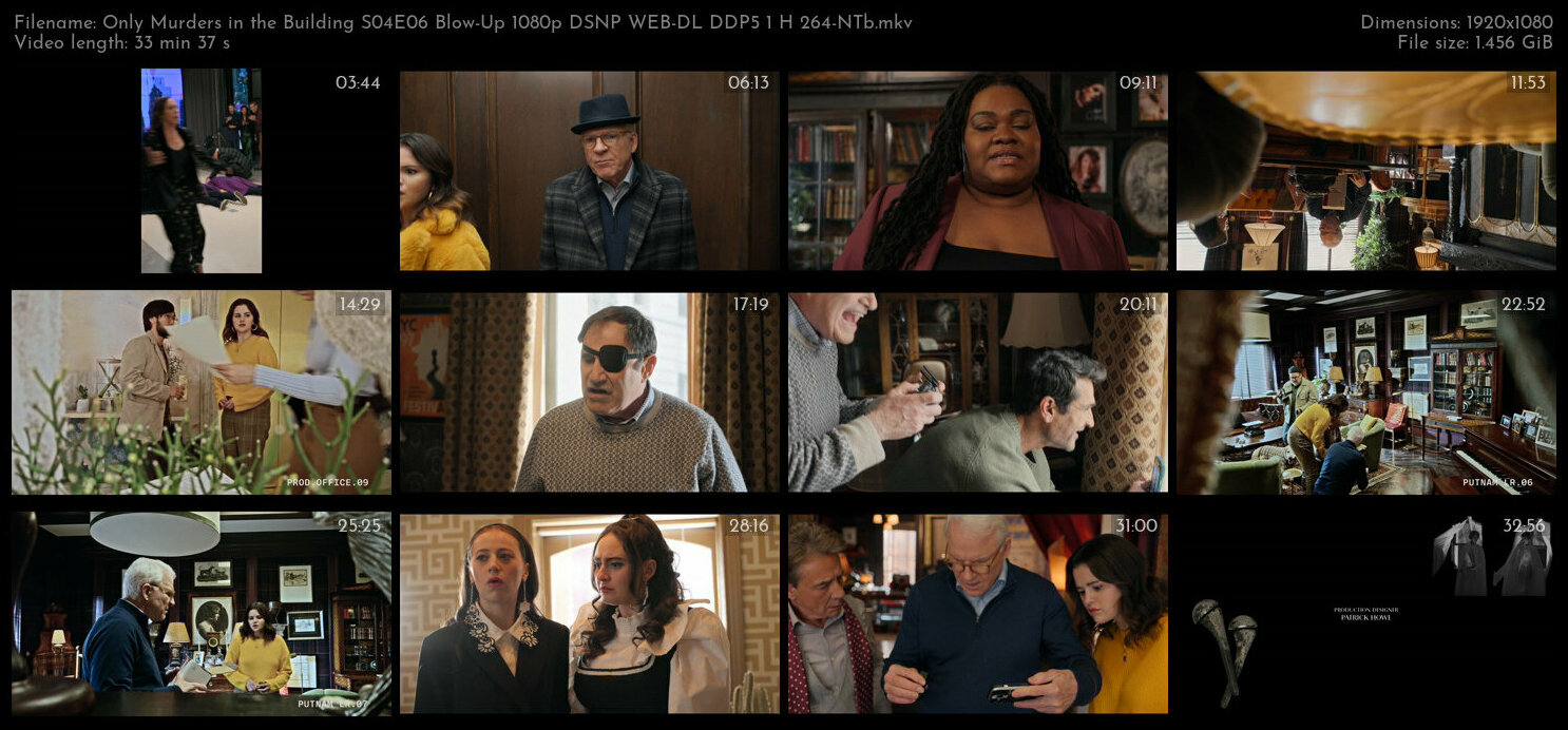 Only Murders in the Building S04E06 Blow Up 1080p DSNP WEB DL DDP5 1 H 264 NTb TGx