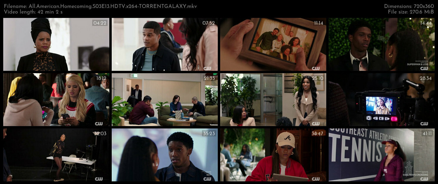 All American Homecoming S03E13 HDTV x264 TORRENTGALAXY