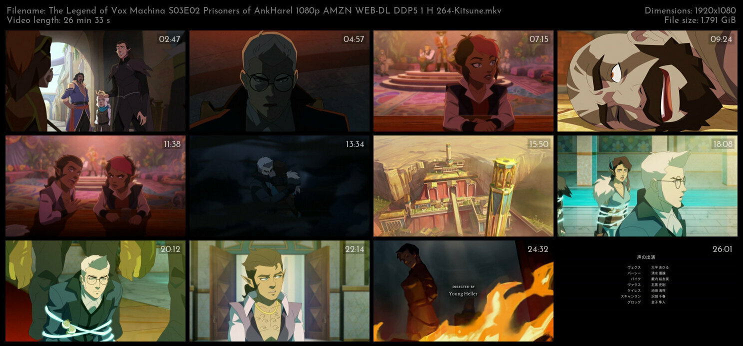 The Legend of Vox Machina S03E02 Prisoners of AnkHarel 1080p AMZN WEB DL DDP5 1 H 264 Kitsune TGx