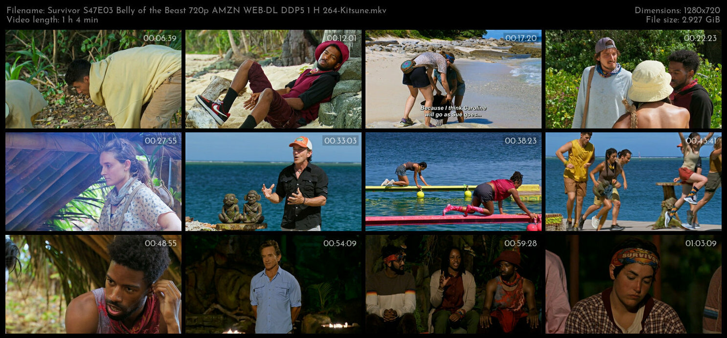 Survivor S47E03 Belly of the Beast 720p AMZN WEB DL DDP5 1 H 264 Kitsune TGx