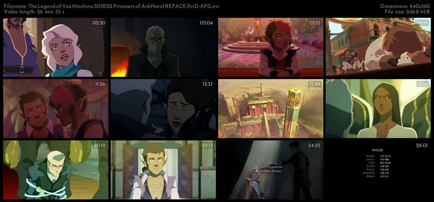 The Legend of Vox Machina S03E02 Prisoners of AnkHarel REPACK XviD AFG TGx