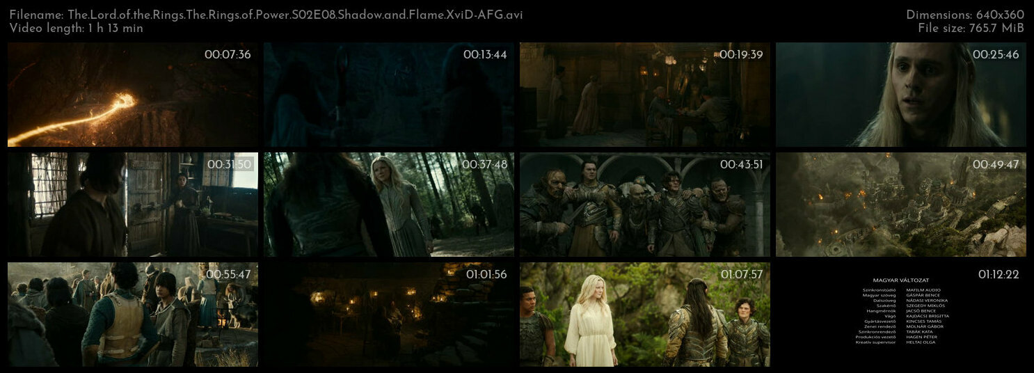 The Lord of the Rings The Rings of Power S02E08 Shadow and Flame XviD AFG TGx