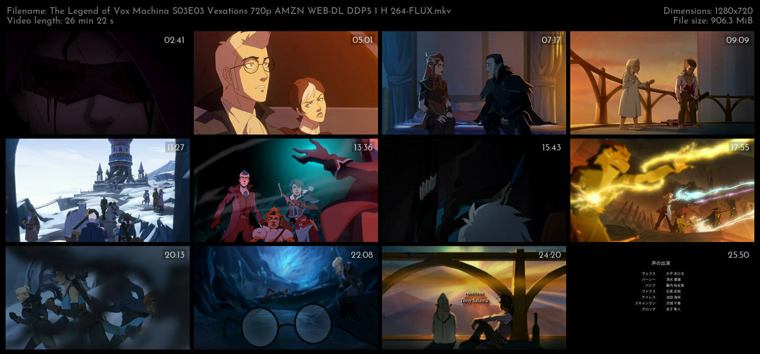 The Legend of Vox Machina S03E03 Vexations 720p AMZN WEB DL DDP5 1 H 264 FLUX TGx