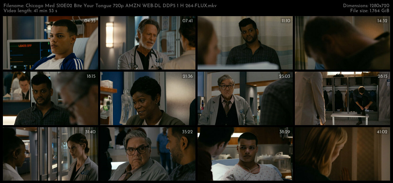 Chicago Med S10E02 Bite Your Tongue 720p AMZN WEB DL DDP5 1 H 264 FLUX TGx