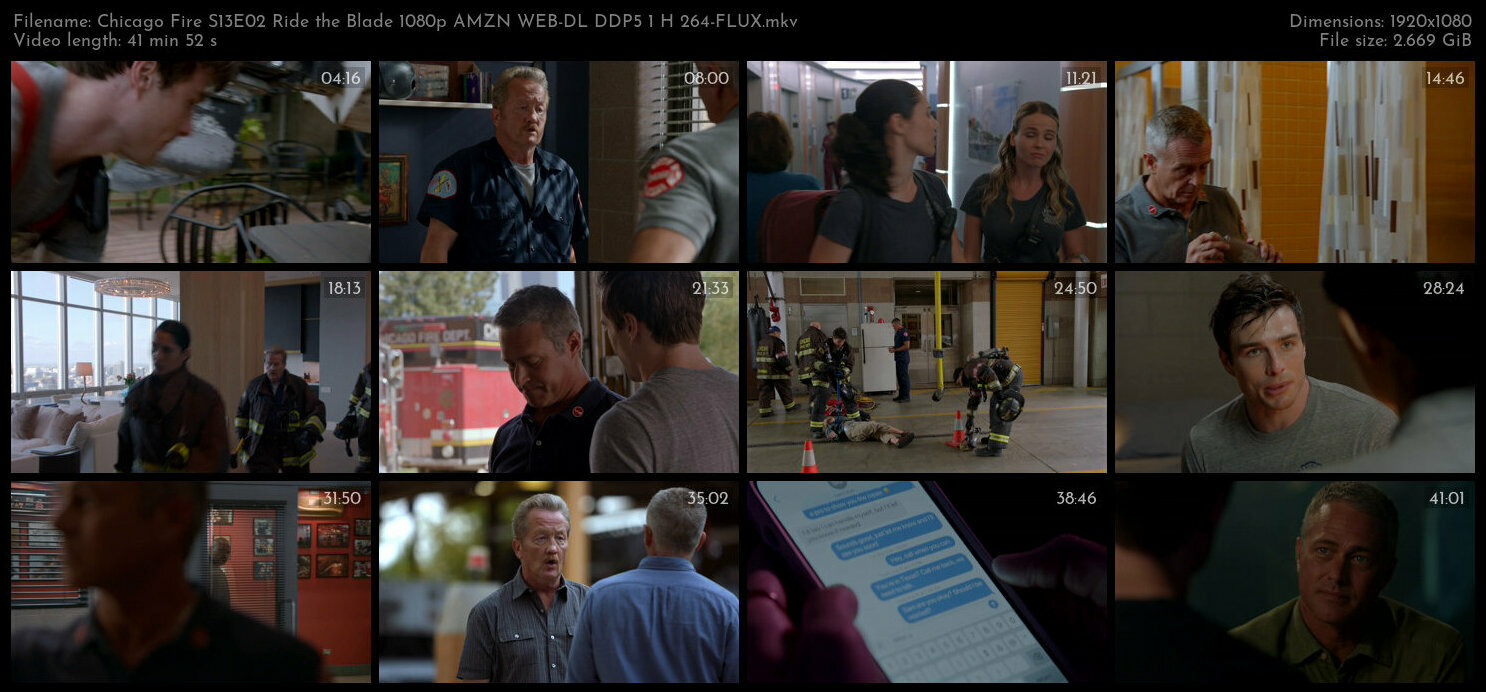 Chicago Fire S13E02 Ride the Blade 1080p AMZN WEB DL DDP5 1 H 264 FLUX TGx