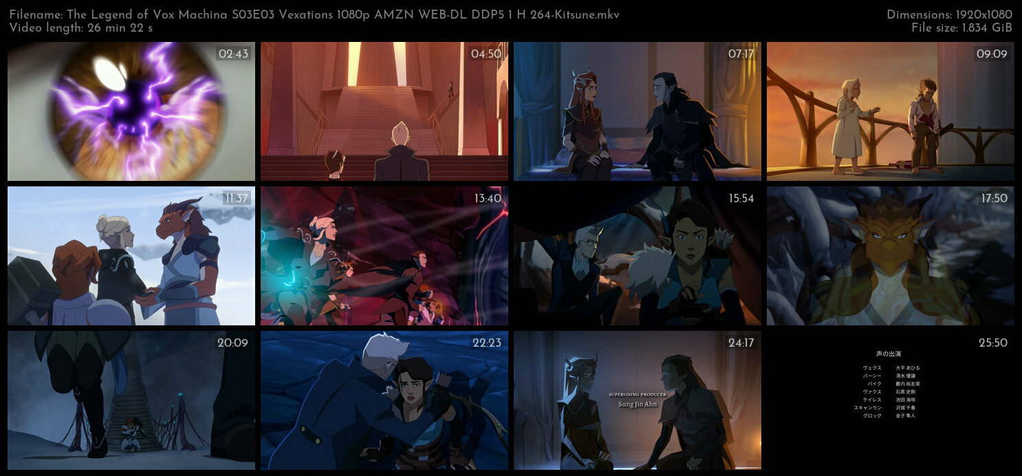 The Legend of Vox Machina S03E03 Vexations 1080p AMZN WEB DL DDP5 1 H 264 Kitsune TGx