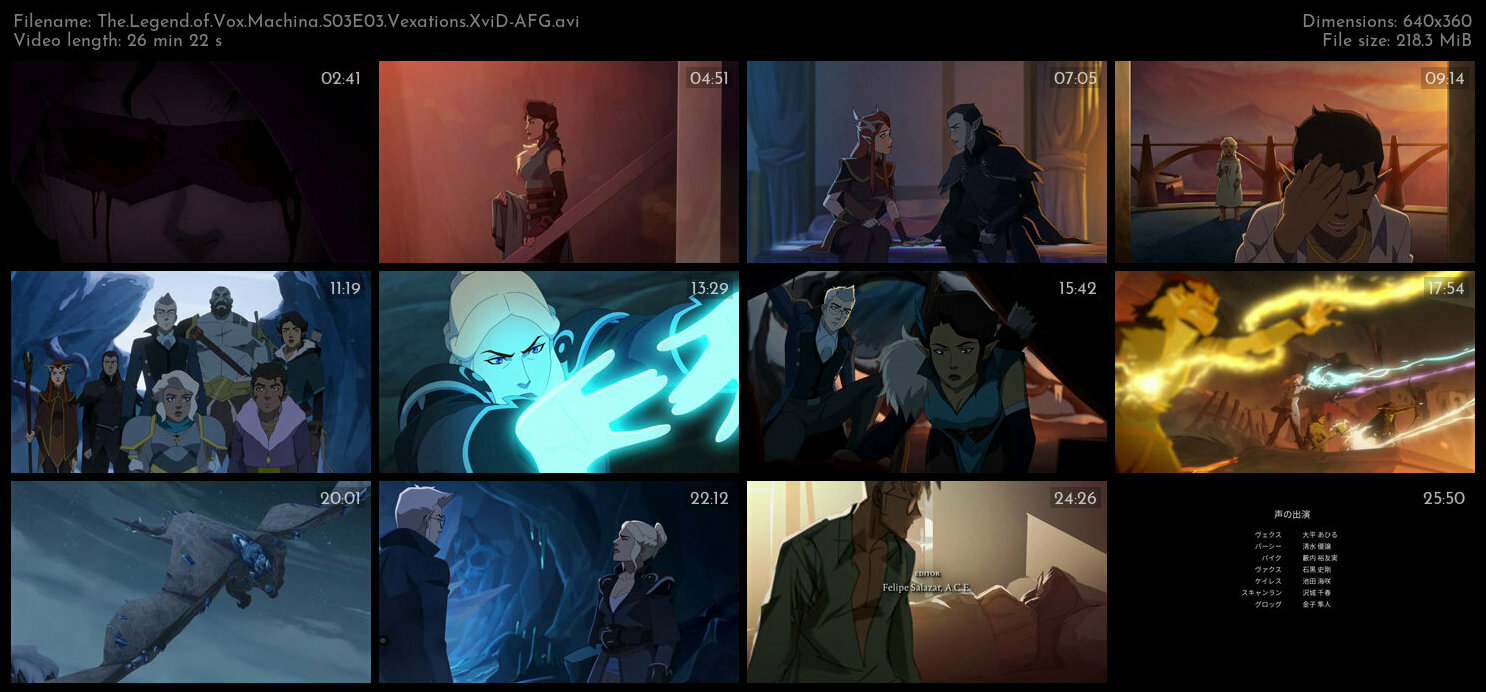 The Legend of Vox Machina S03E03 Vexations XviD AFG TGx