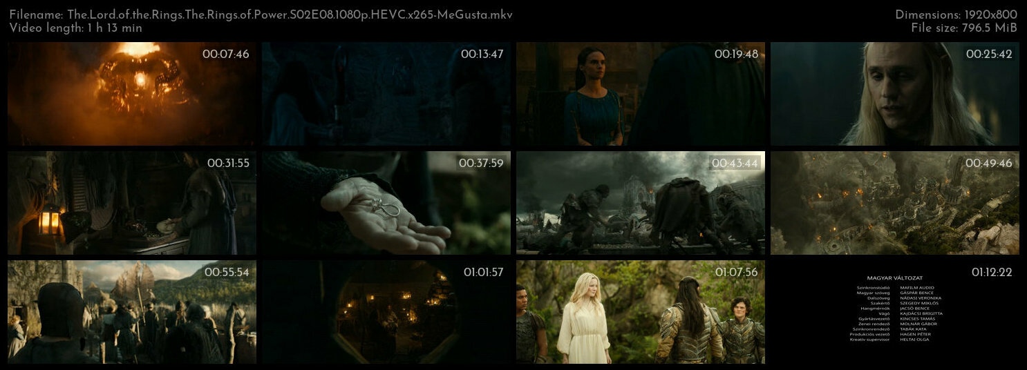 The Lord of the Rings The Rings of Power S02E08 1080p HEVC x265 MeGusta TGx