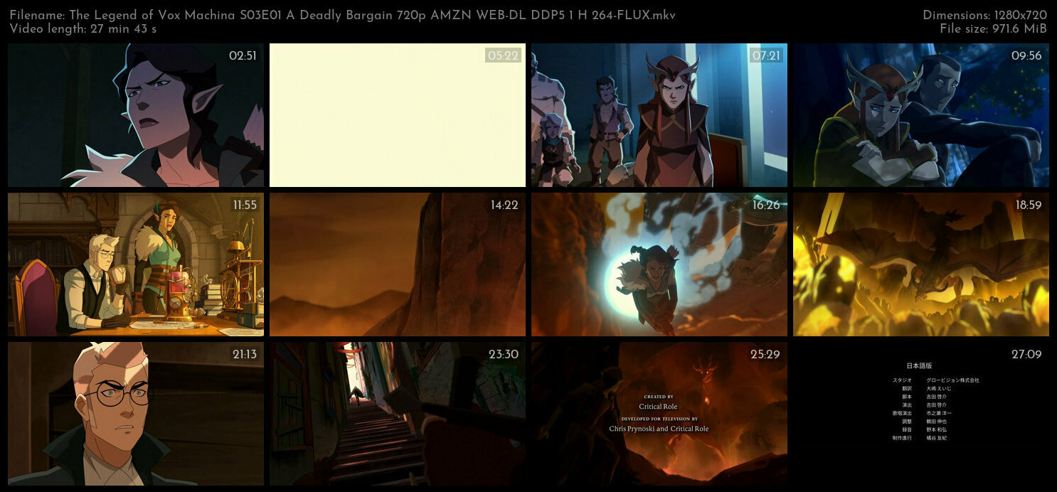 The Legend of Vox Machina S03E01 A Deadly Bargain 720p AMZN WEB DL DDP5 1 H 264 FLUX TGx