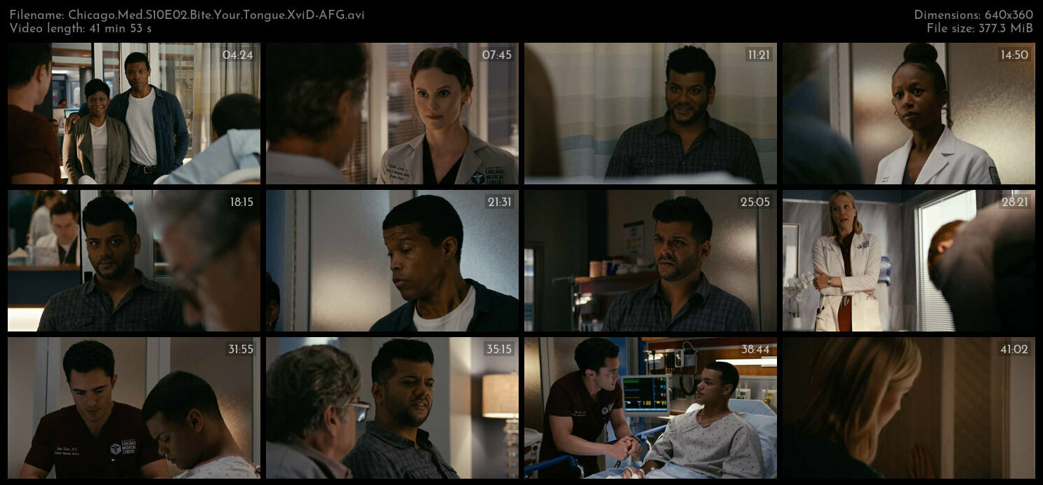 Chicago Med S10E02 Bite Your Tongue XviD AFG TGx