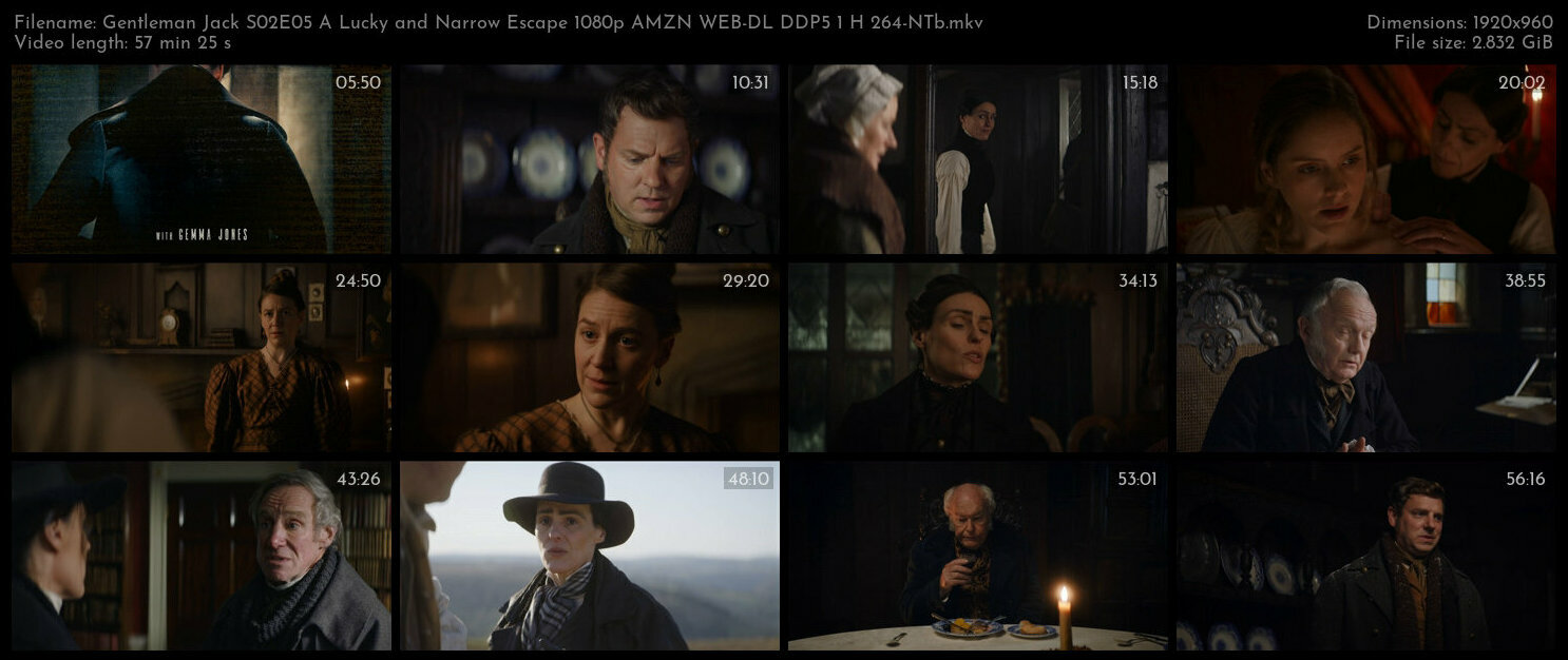 Gentleman Jack S02E05 A Lucky and Narrow Escape 1080p AMZN WEB DL DDP5 1 H 264 NTb TGx