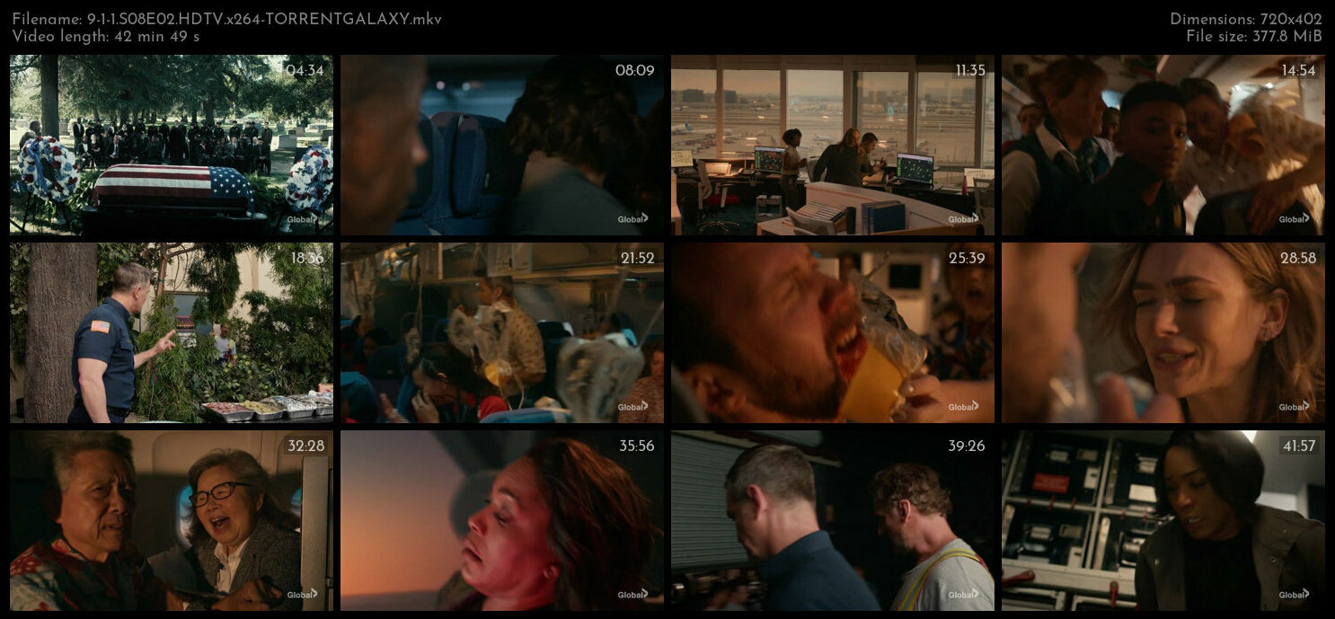 9 1 1 S08E02 HDTV x264 TORRENTGALAXY