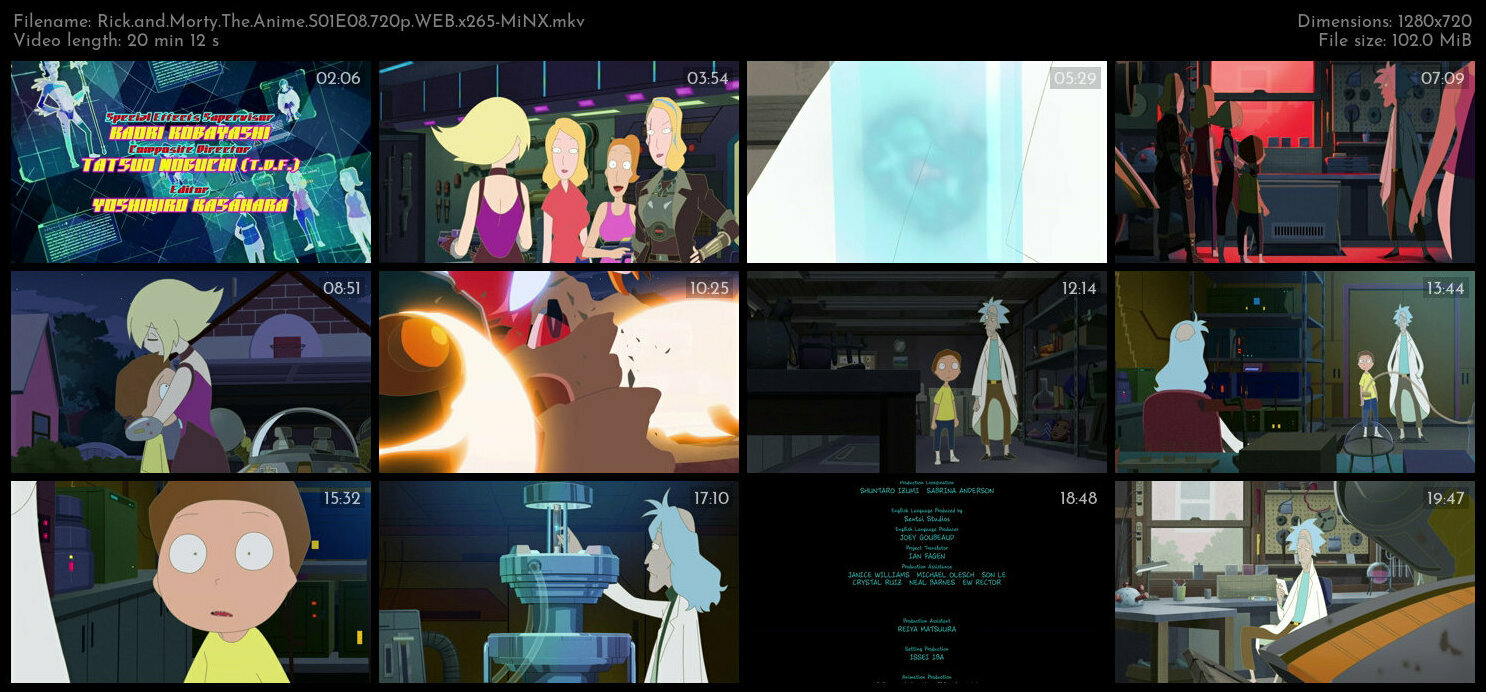 Rick and Morty The Anime S01E08 720p WEB x265 MiNX TGx