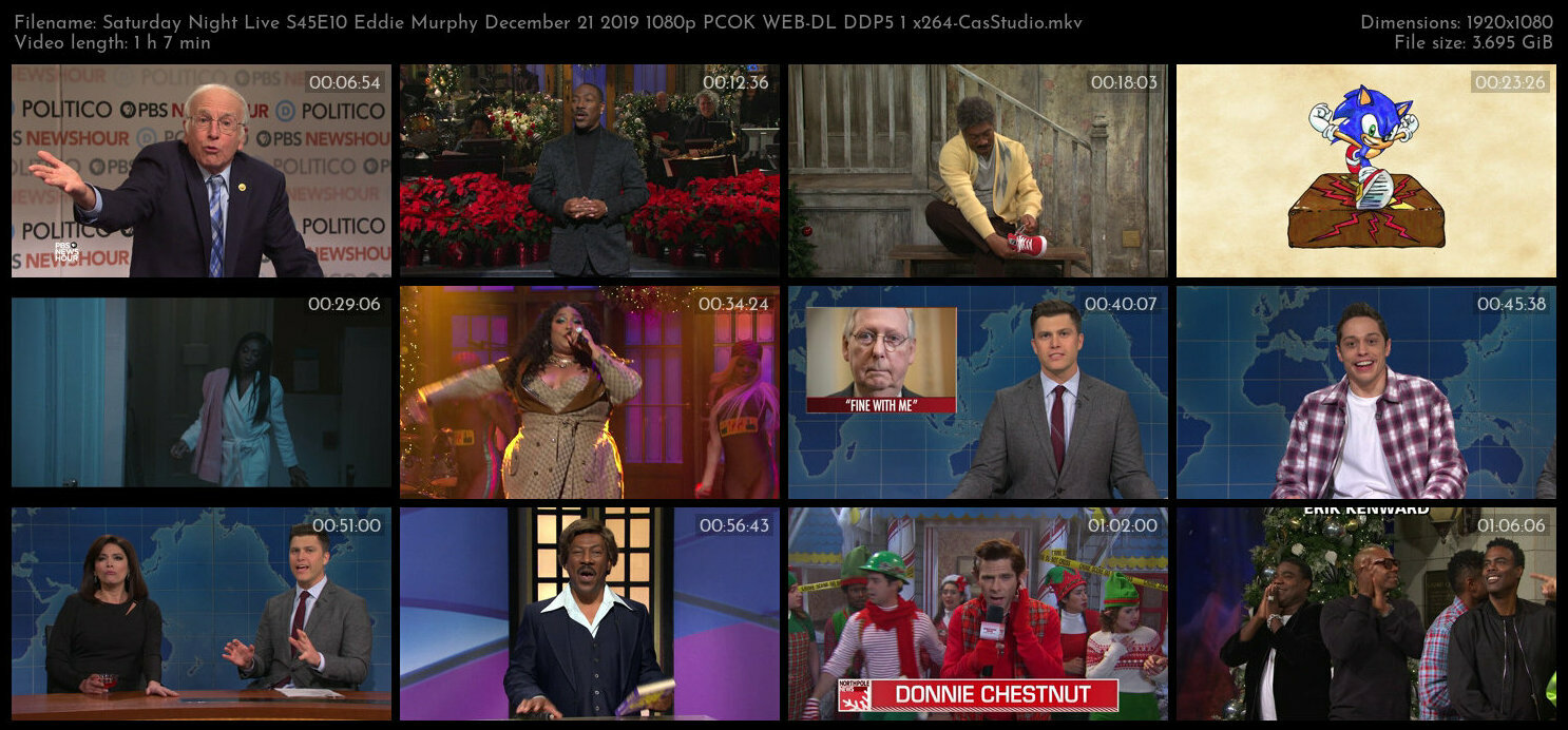 Saturday Night Live S45E10 Eddie Murphy December 21 2019 1080p PCOK WEB DL DDP5 1 x264 CasStudio TGx